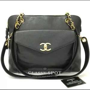 SOLD❌‼️Chanel Vintage Caviar CC Bag